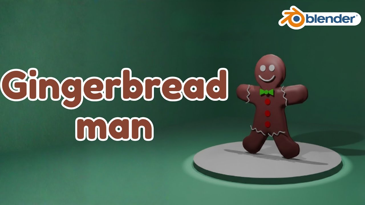 Blender for Beginners: Model a 3D Gingerbread Man!
