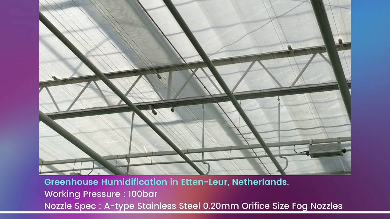 Taiwan Natural Fog Greenhouse Humidification