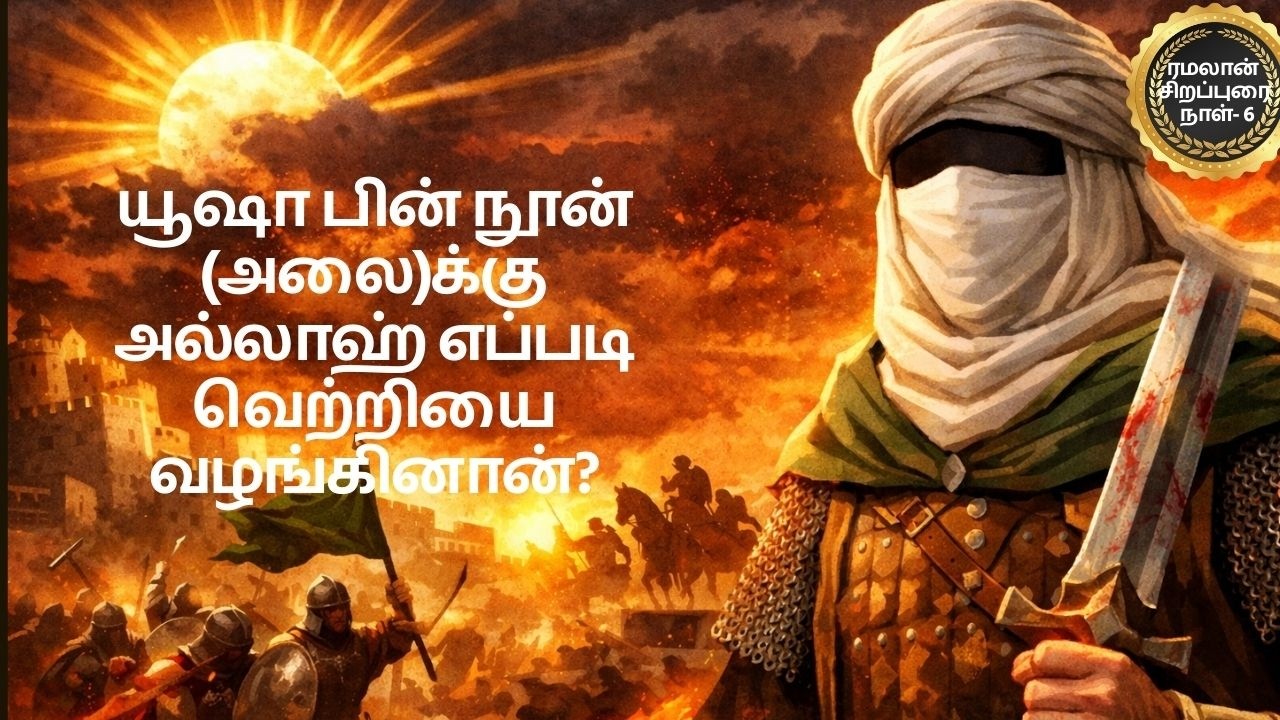 யூஷா பின் நூன் (அலை)க்கு அல்லாஹ் எப்படி வெற்றியை வழங்கினான்? | ஈமான், பொறுமை & அல்லாஹ்வின் உதவி