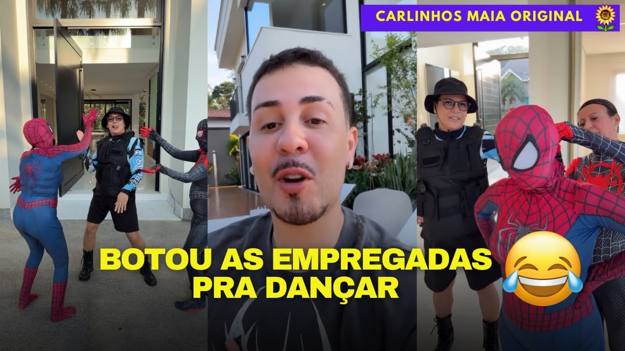 AS EMPREGADAS BOTARAM PRA QUEBRAR | CARLINHOS DOOU MAIS DE 1MILHÃO DE REAIS 😲😲 | CARLINHOS MAIA 🌻