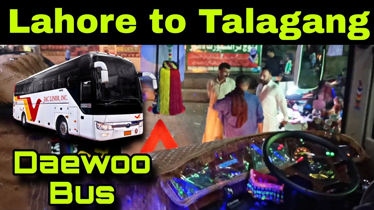 Lahore to Talagang Bus Journey 😮 | Full Motorway Reality via M2