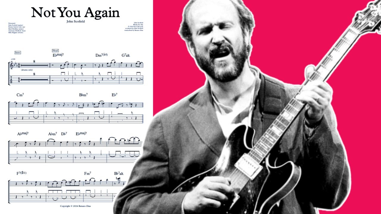 Not You Again - John Scofield (Transcription)
