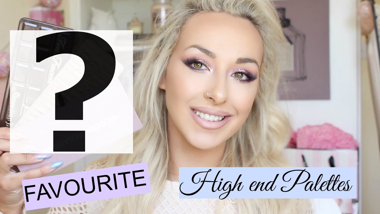 My top 5 favourite high end palettes | DramaticMAC