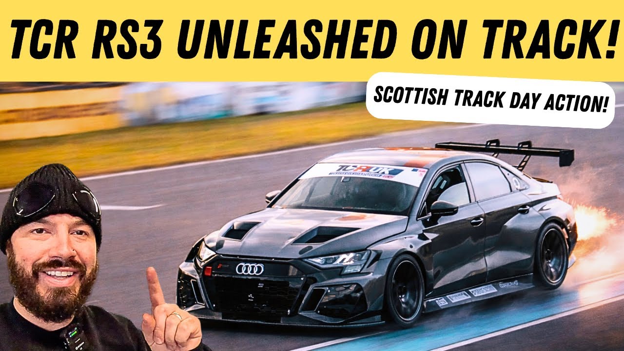 Audi RS3 TCR Factory Race Car UNLEASHED at Knockhill | Wild Onboard Track Action