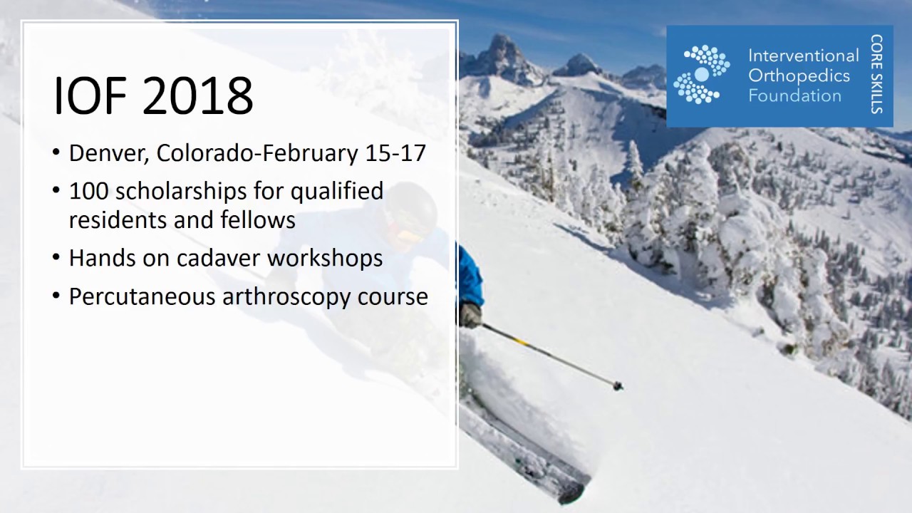 IOF2018 - The Orthobiologic Singularity