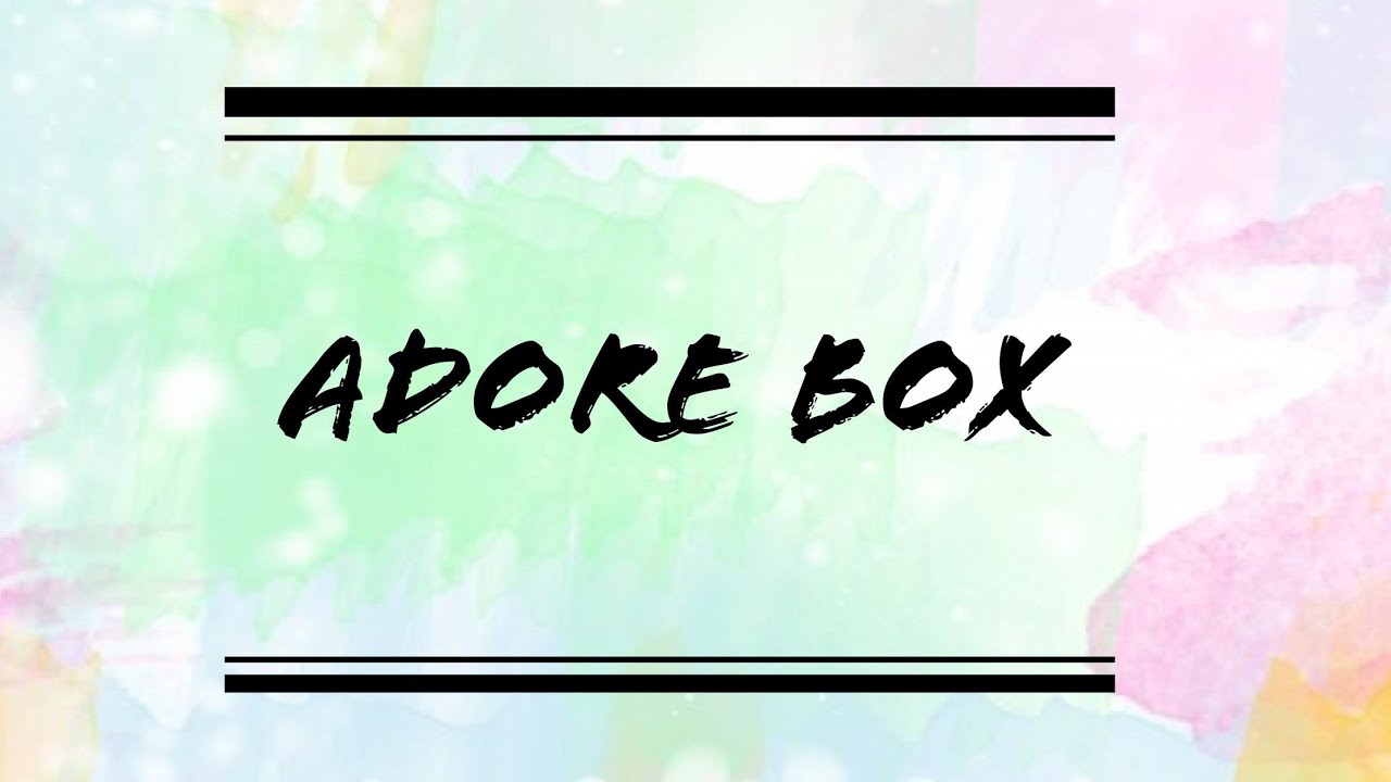 Adore Box August 2019 // Where are the lifestyle items??