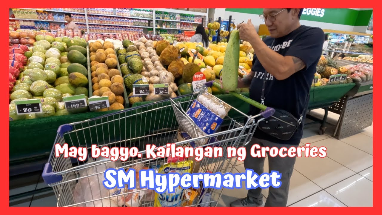 SM HYPERMARKET. GROCERY SHOPPING. RETIRED LIFE IN THE PHILIPPINES