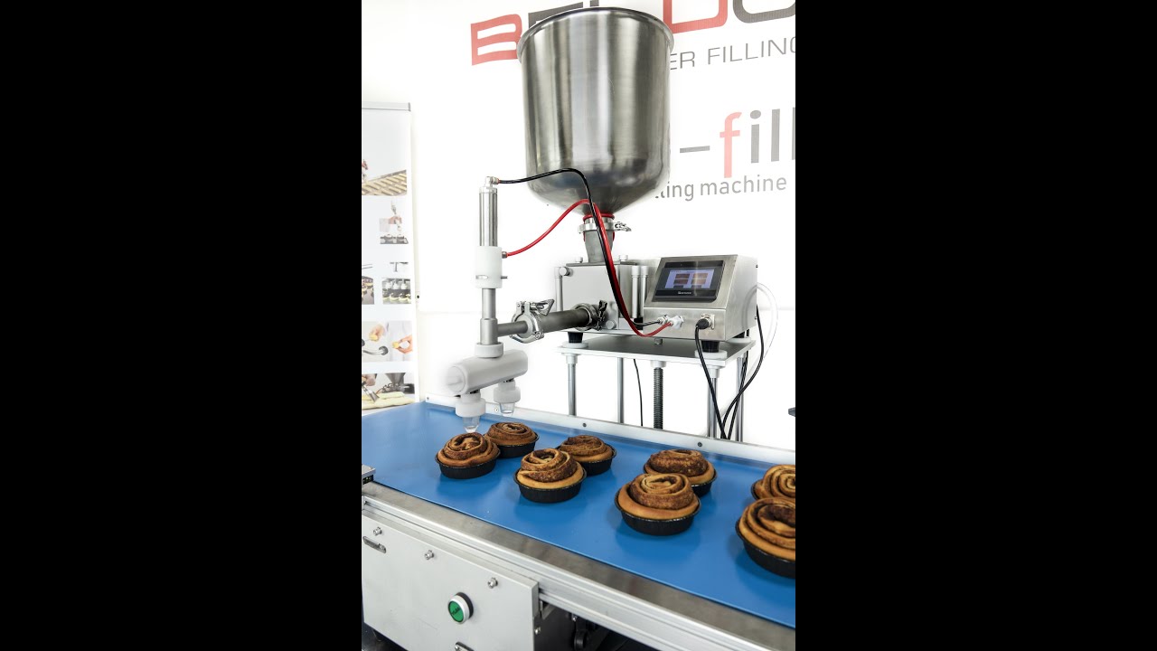Depositor Solutions Beldos Volumetric Depositor and Filler Mini Fill XL solution for bakery process