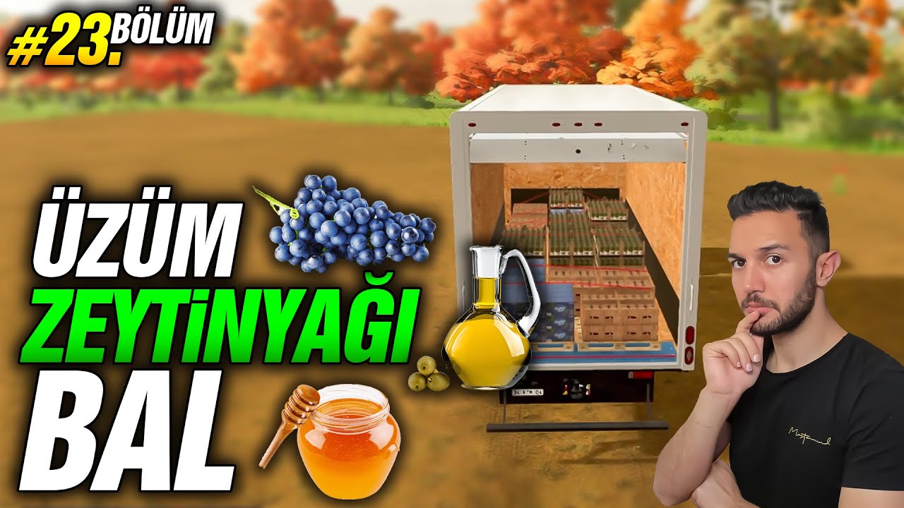 Üzüm, Zeytinyağı ve Ballar için toplu satış! Farming Simulator 23. Bölüm