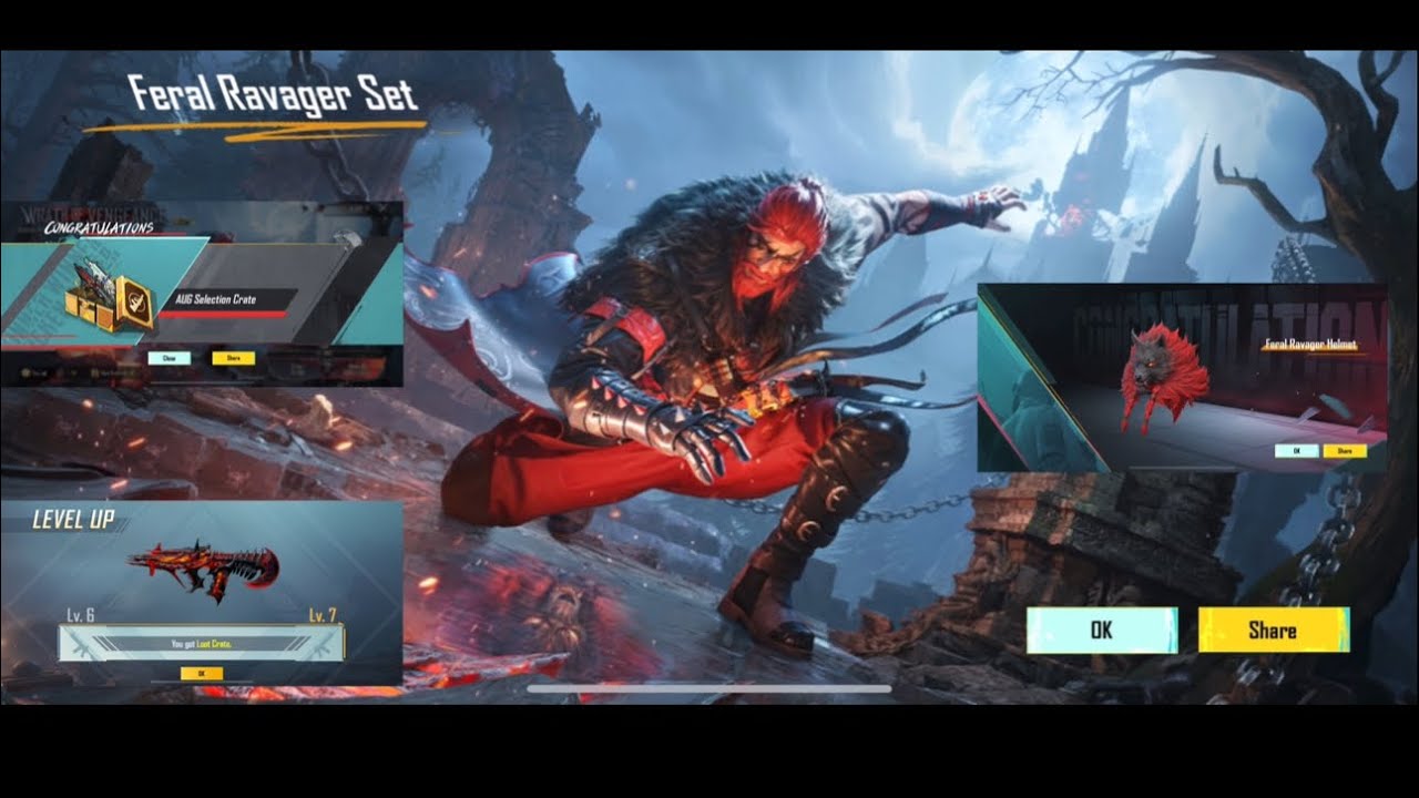 Wrath of vengeance crate opening .. maxed Abyssal Howl Aug and Feral Ravager set ..luck or what🤯