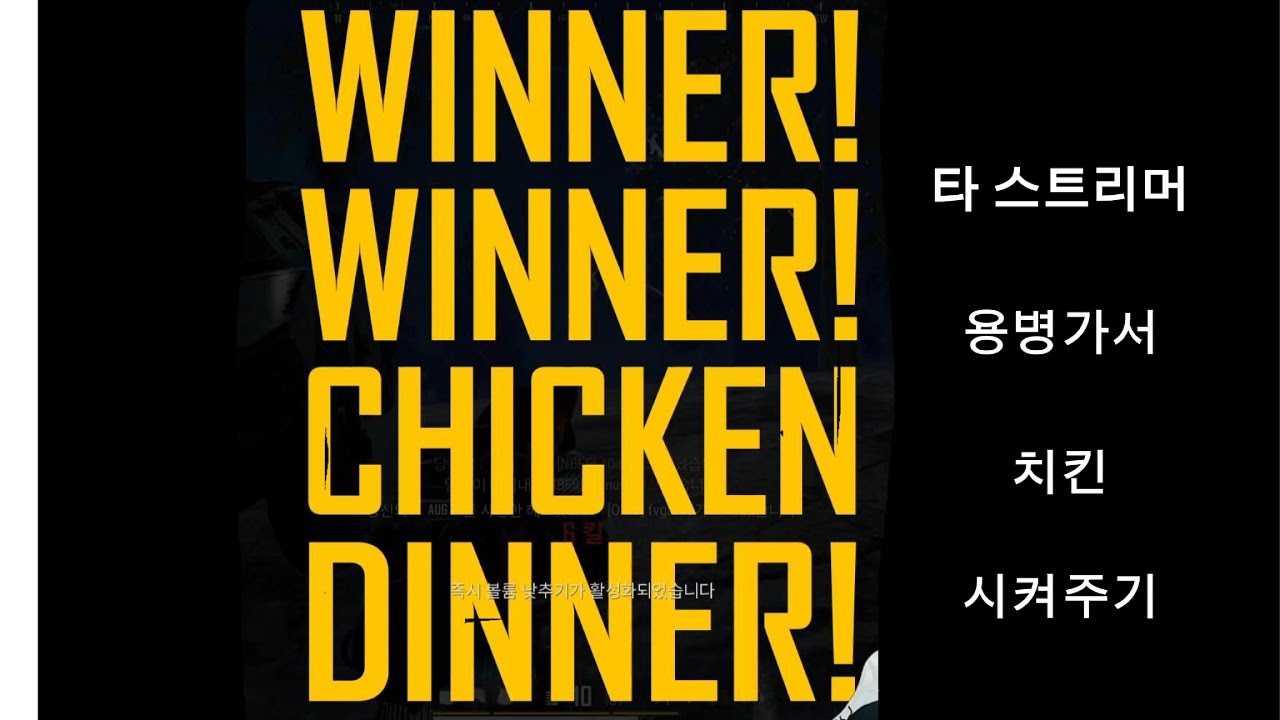 타 스트리머방송 치킨미션! 용병가기