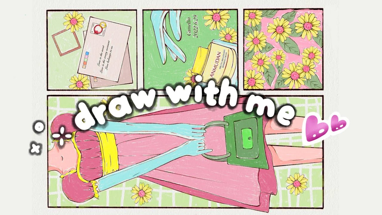 ISoft Pastel Coloring ✨ | Relaxing “Color With Me” Aesthetic Art | Calm Drawing Session