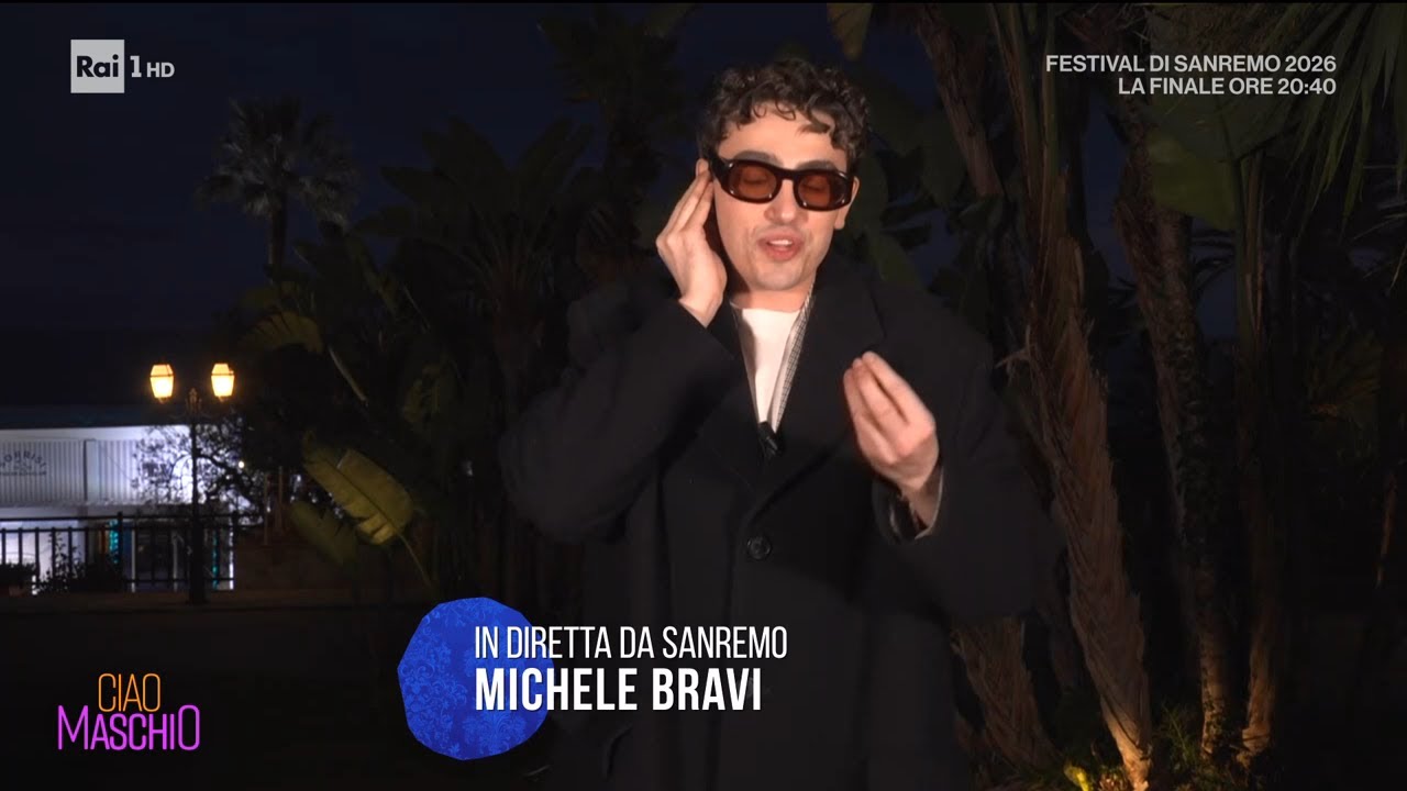 Sanremo 2026, Michele Bravi: le emozioni prima della finale - Ciao Maschio 28/02/2026