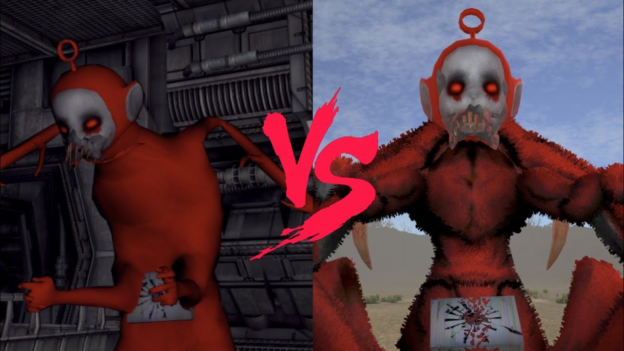 necromorph po vs spider po#slendytubbies3