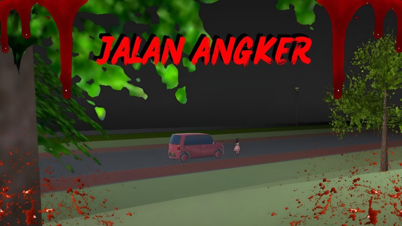 JALAN ANGKER || HORROR MOVIE SAKURA SCHOOL SIMULATOR