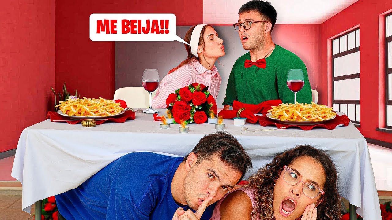 FIZEMOS UM ENCONTRO PARA VALENTONA E ISSO ACONTECEU! - ROLOU BEIJO?