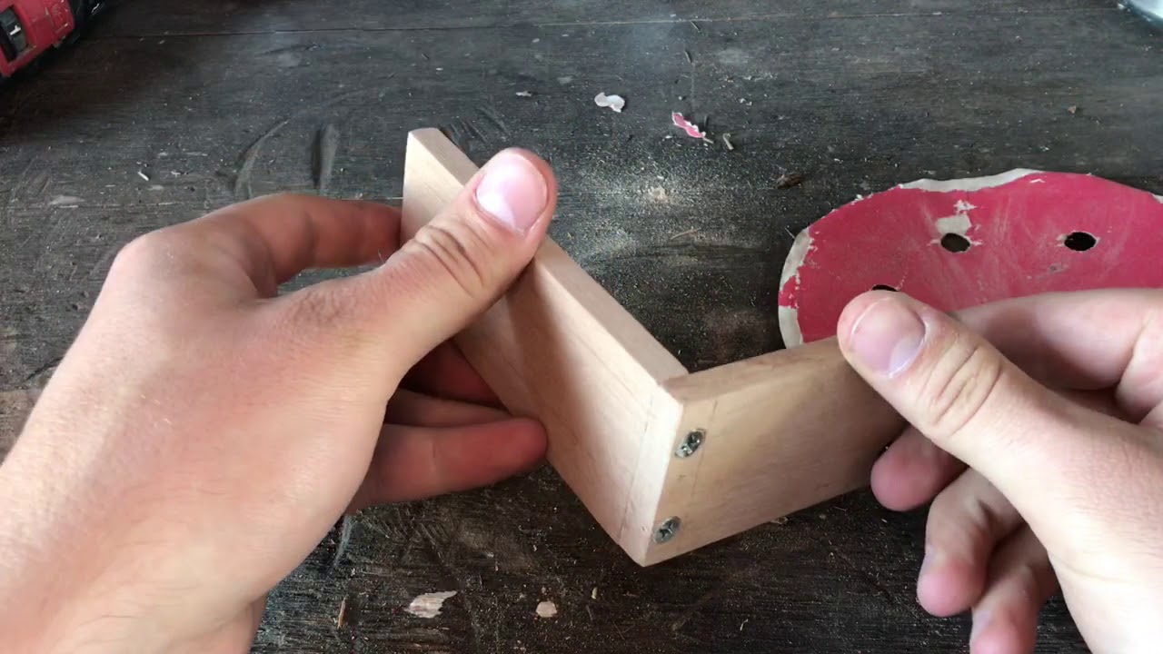 Making a phone stand from scrap wood