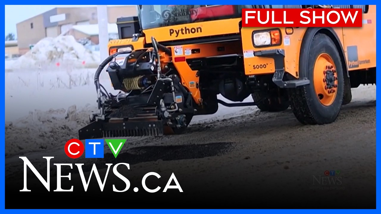 Winter pothole patching tested | CTV News Northern Ontario at Six for Feb. 13, 2026