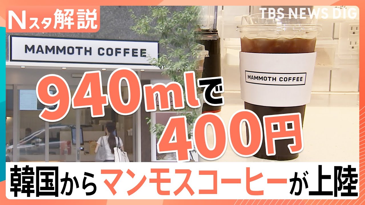 韓国発&ldquo;巨大&rdquo;がウリのカフェが人気！コーヒー&times;コミュニケーション文化が背景に【Nスタ解説】｜TBS&nbsp;NEWS&nbsp;DIG