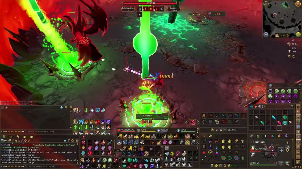 8:52 Solo Zamorak 2000% Enrage with Melee on the 2026 Combat Beta (v3)