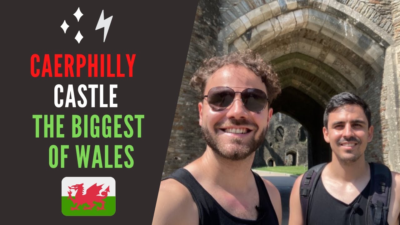 Conheci o maior castelo do País de Gales/I went to the biggest castle in Wales!