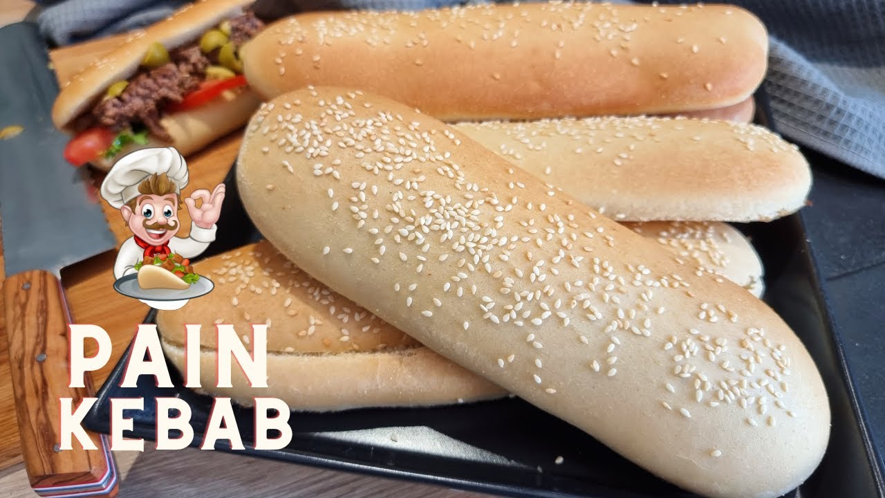 Recette pain kebab à la maison. Un pain kebab super facile .
