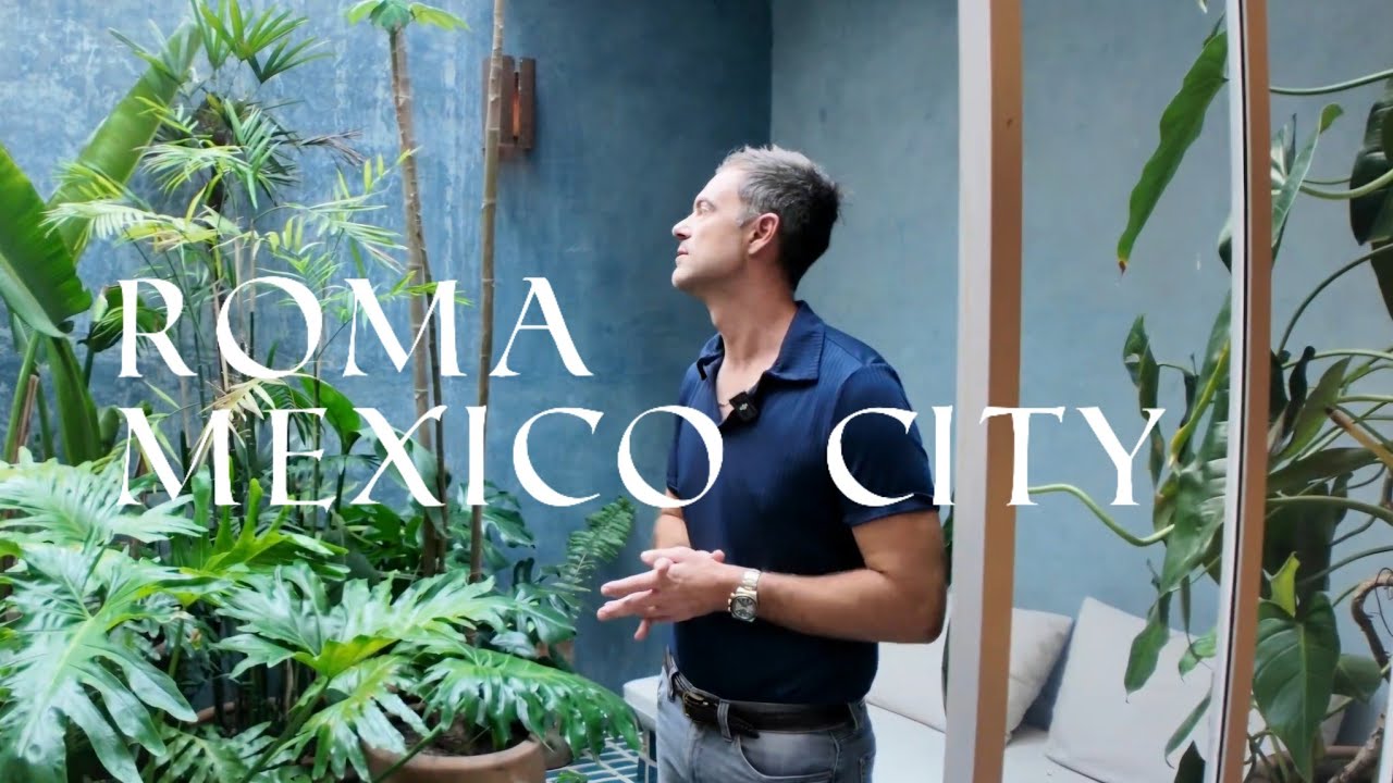Joe tours Casa Tepeji and historic 70s modern contemporary style home in the Roma, Mexico City