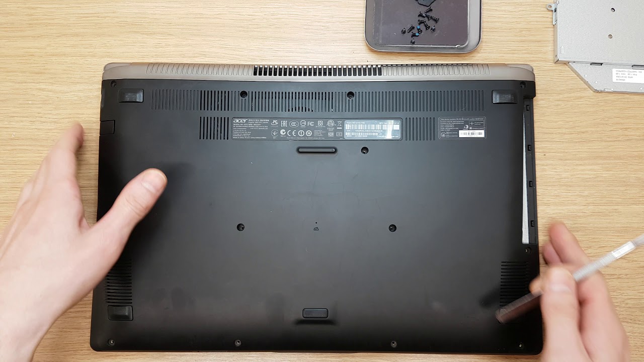 How to disassemble Acer aspire v7 571g ms2391 to take hard drive for data if laptop do not start