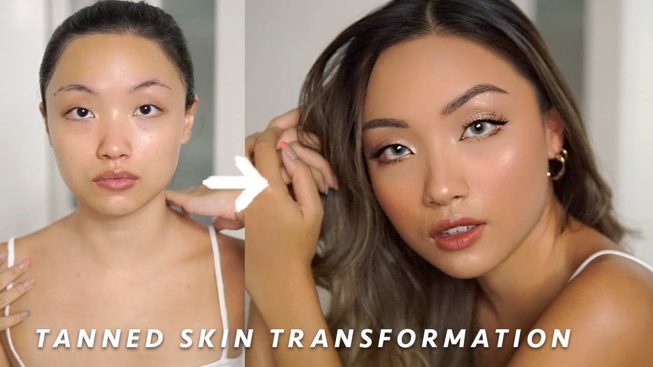 Tanned Makeup Look (ALL DRUGSTORE & LOCAL Products) | GELANGELICCA
