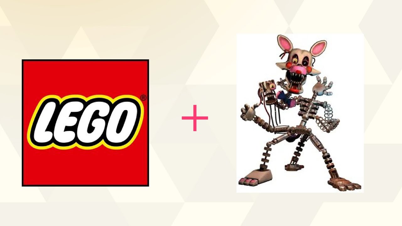 Сделал Mangle из Five nights at Freddy's 2 (лего анимация)