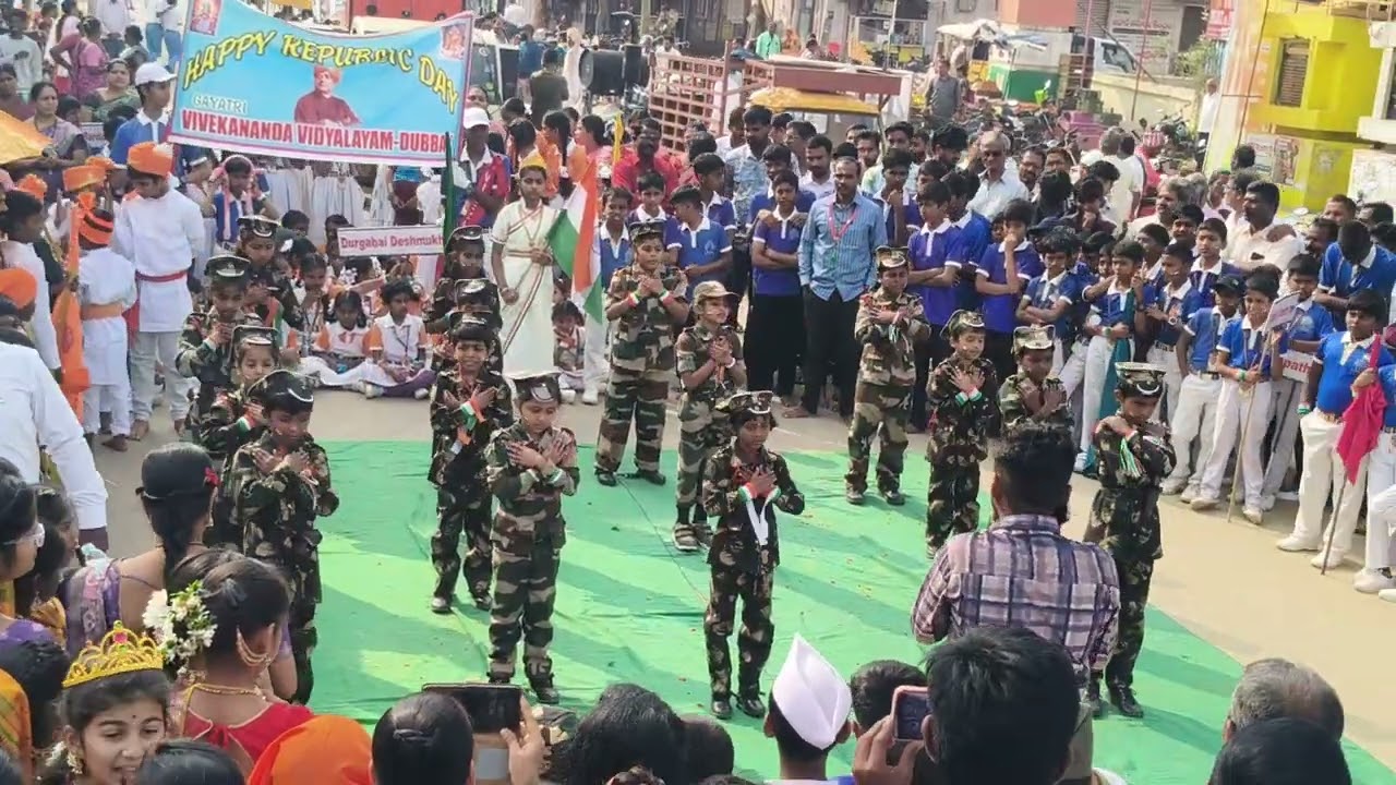 Dance Performance by Vivekananda Vidyalayam Dubbak on Republic day Celebrations 