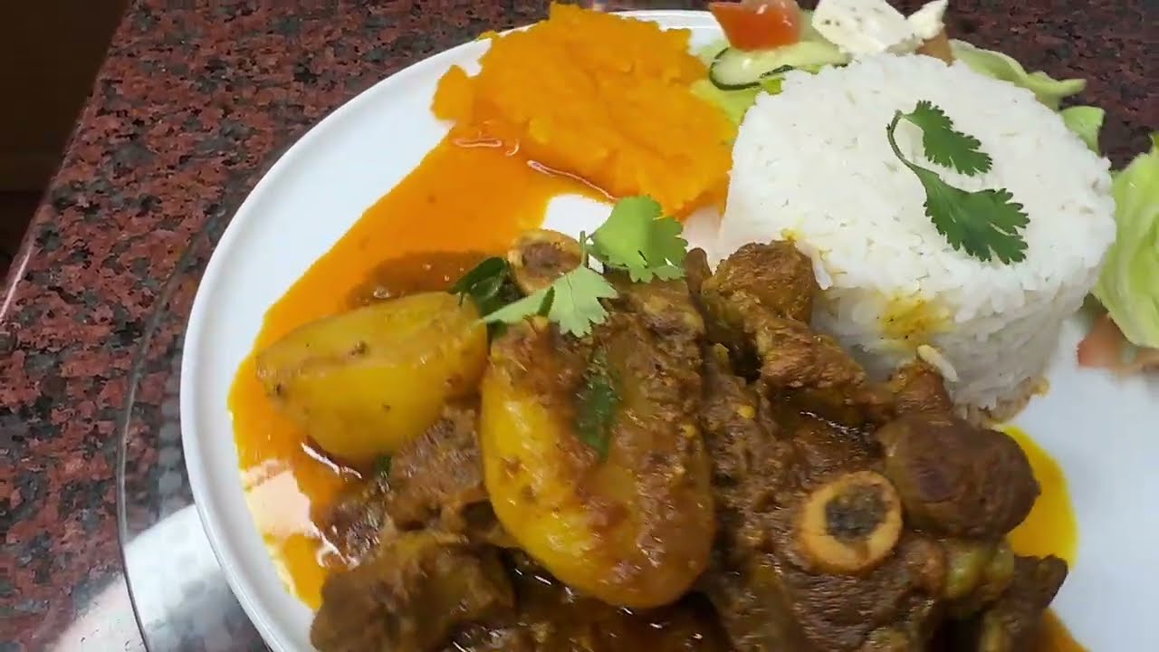 Sunday lunch # Lamb knuckle #curry 