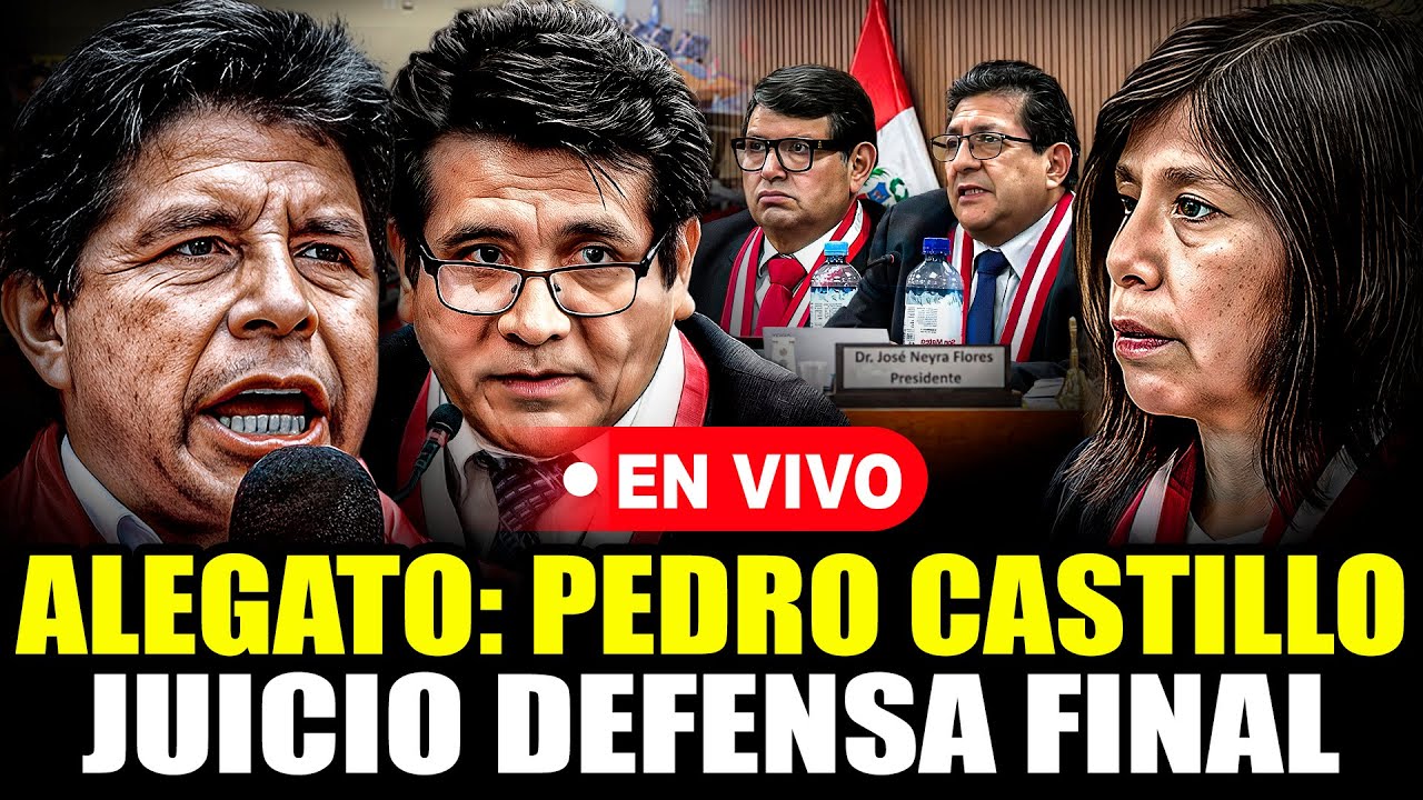 🔴¡ÚLTIMO MINUTO! PEDRO CASTILLO DECLARA EN ALEGATO FINAL DEL JUICIO ORAL 14/11