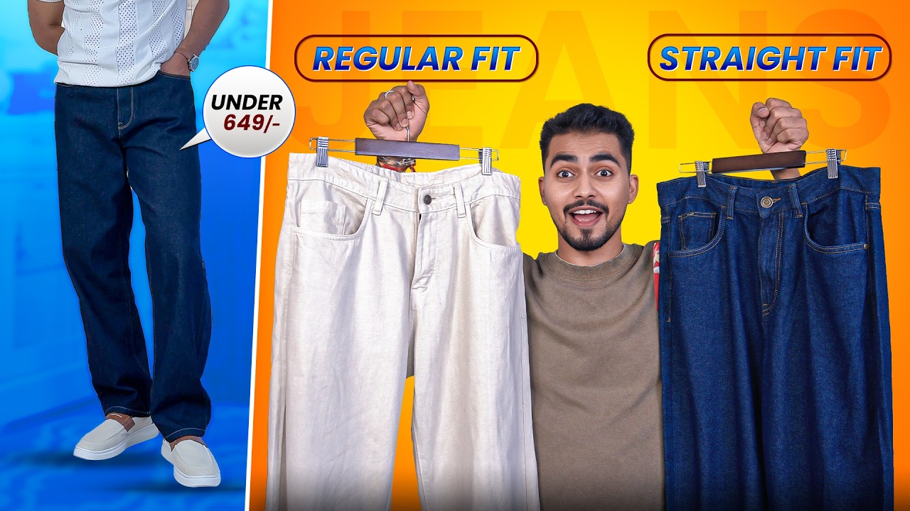 😎Look STYLISH - Spend LESS💸 | Best Straight/Regular Fit JEANS under ₹700