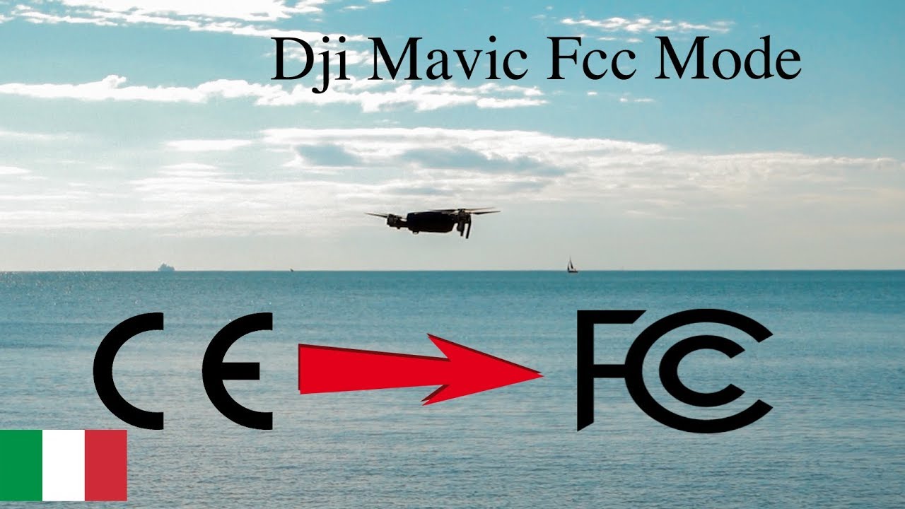 DJI Mavic FCC MODE per IOS e Android - Prova e Tutorial