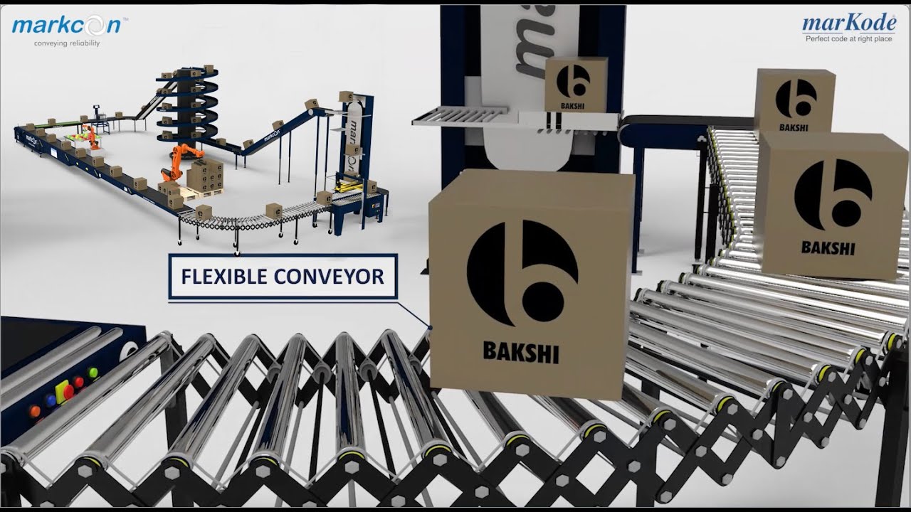 Telescopic Conveyor | Vertical Conveyor  | Flexible Conveyor | Thermal Inkjet Printer | Robotic Loop
