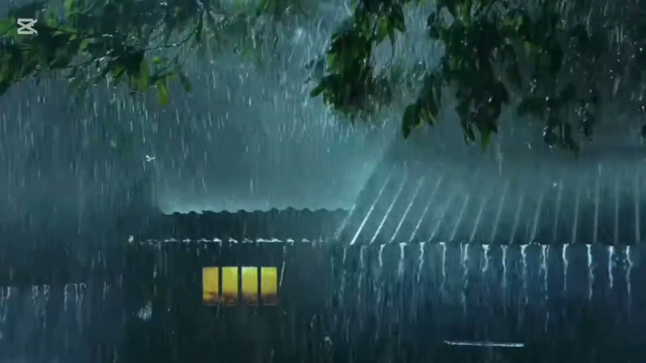 Calming Natural Rain for Relaxation||Night Sleep 0.9||#rain 