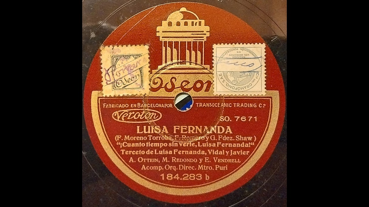 Luisa Fernanda - ¡Cuanto tiempo sin verte, Luisa Fernanda!