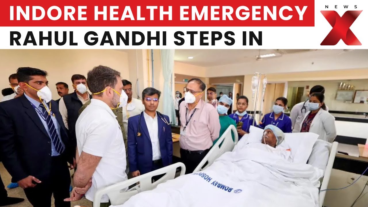 Indore Water Crisis: Rahul Gandhi Meets Indore Patients After Water Contamination Outbreak