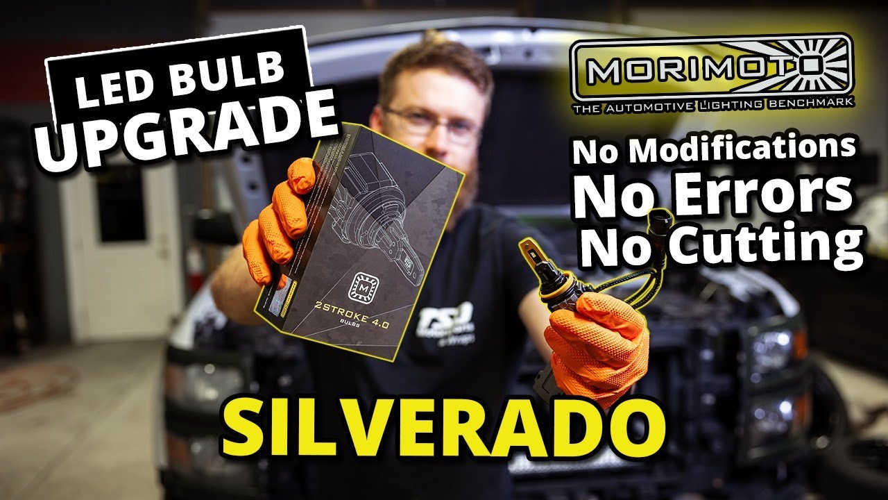 2014-2018 Silverado LED Headlight Bulb Upgrade DIY - Worth it? Morimoto Install and Review