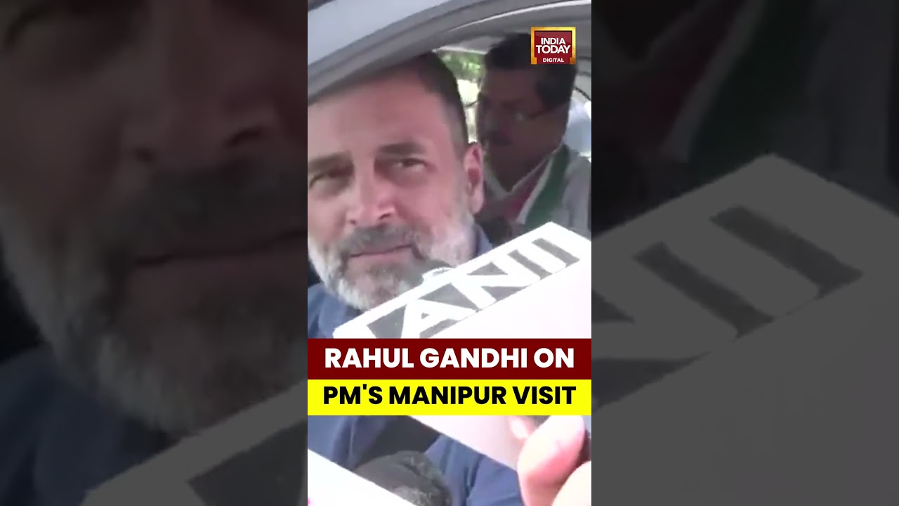 Rahul Gandhi's First Reaction on PM Modi's Visit to Manipur | #shorts #viral #rahulgandhi