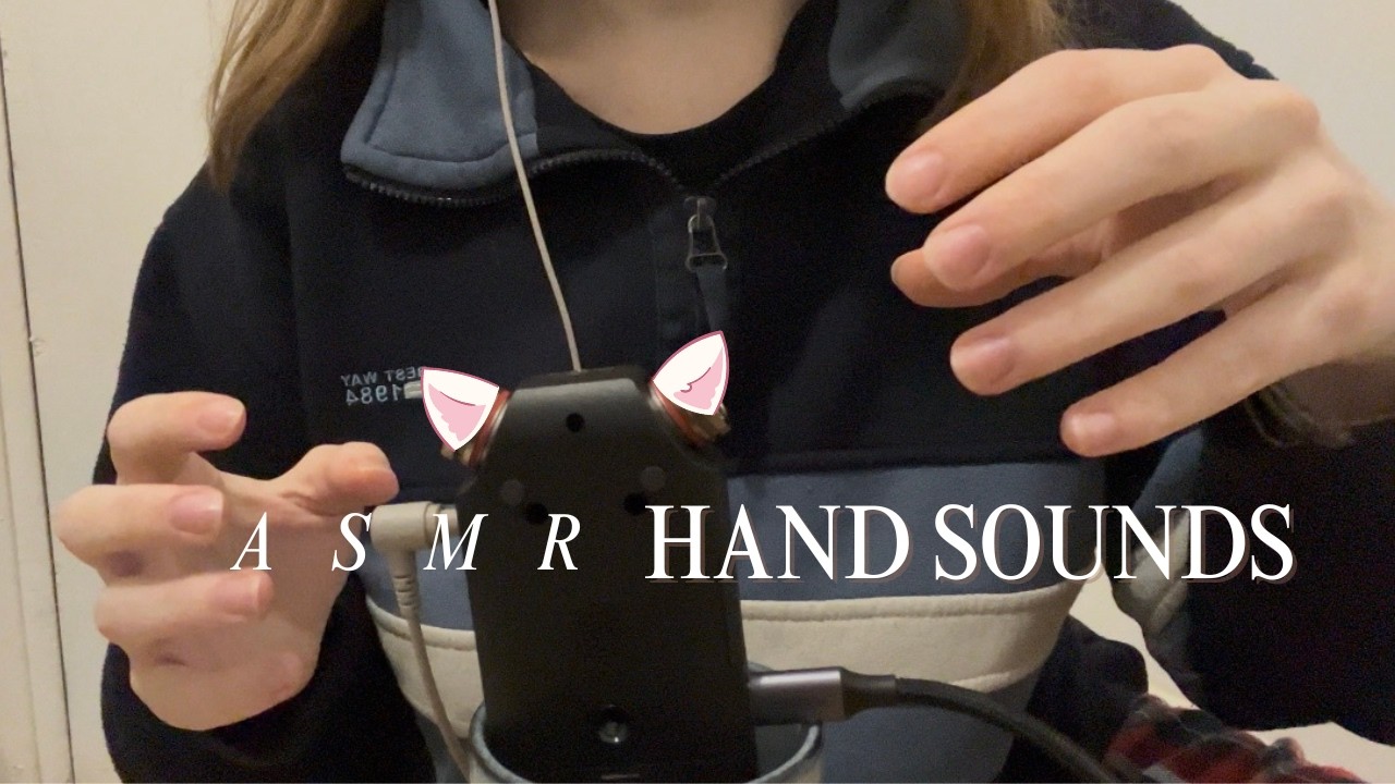 ASMR 🌟 HAND SOUNDS (no talking)
