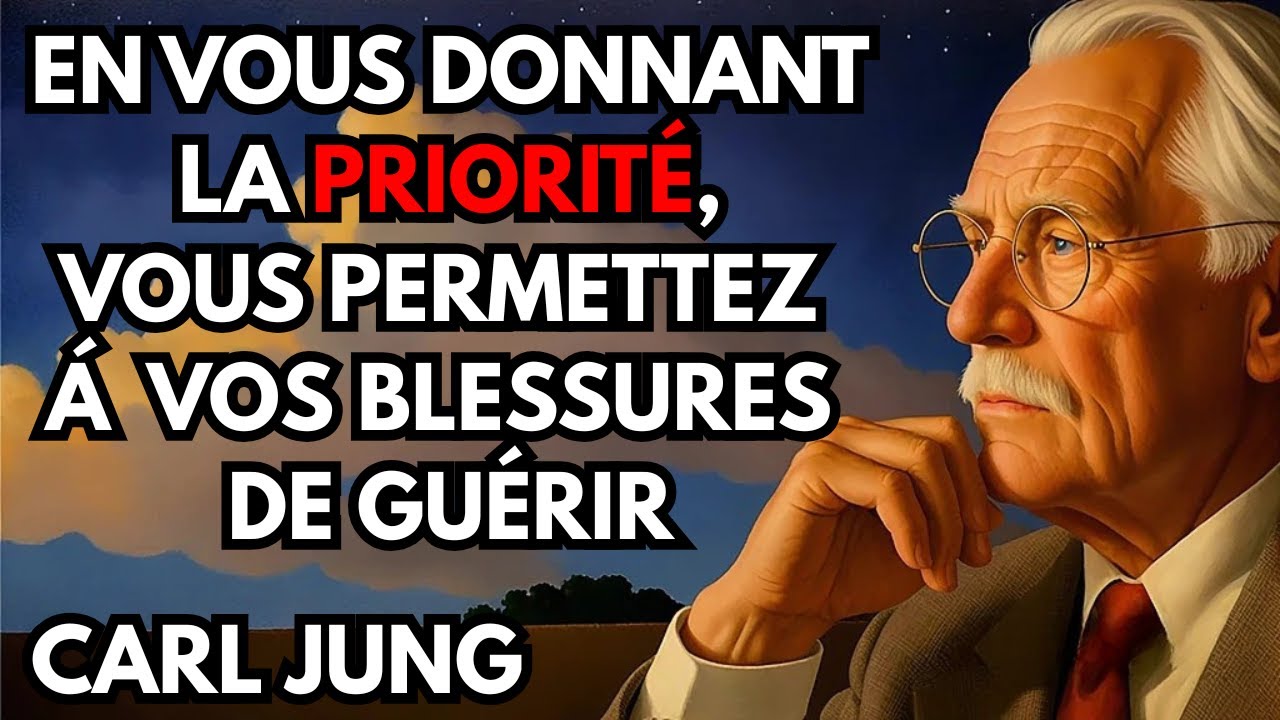 Lorsque vous vous accordez la priorité, vos blessures commencent à guérir – Carl Jung