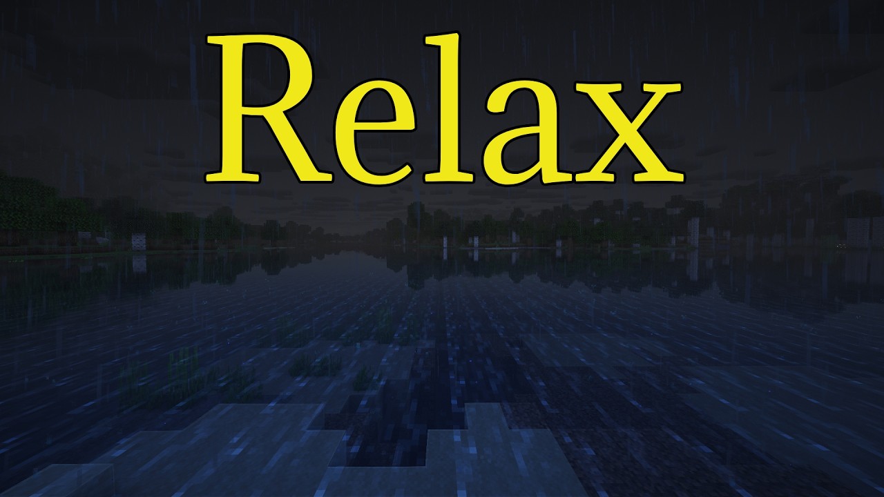 Everything Will Be Okay - Minecraft Music And Rain Sounds 