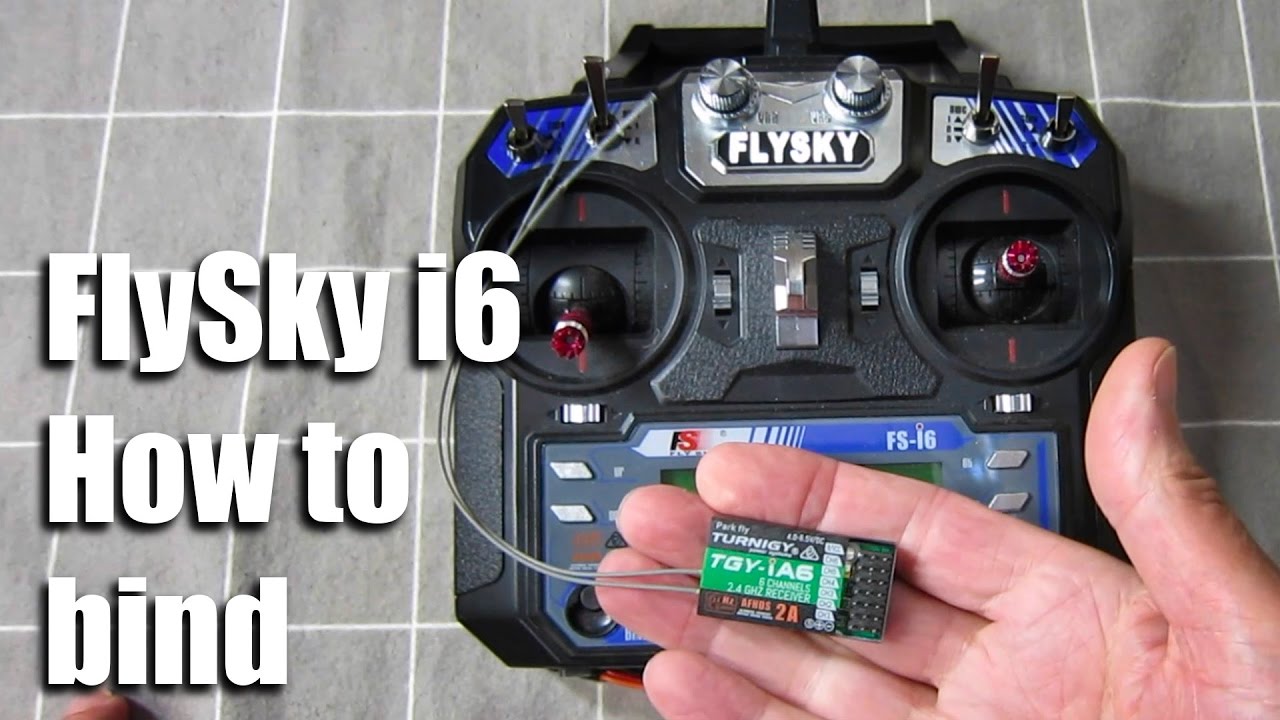 FlySky i6 Как привязать