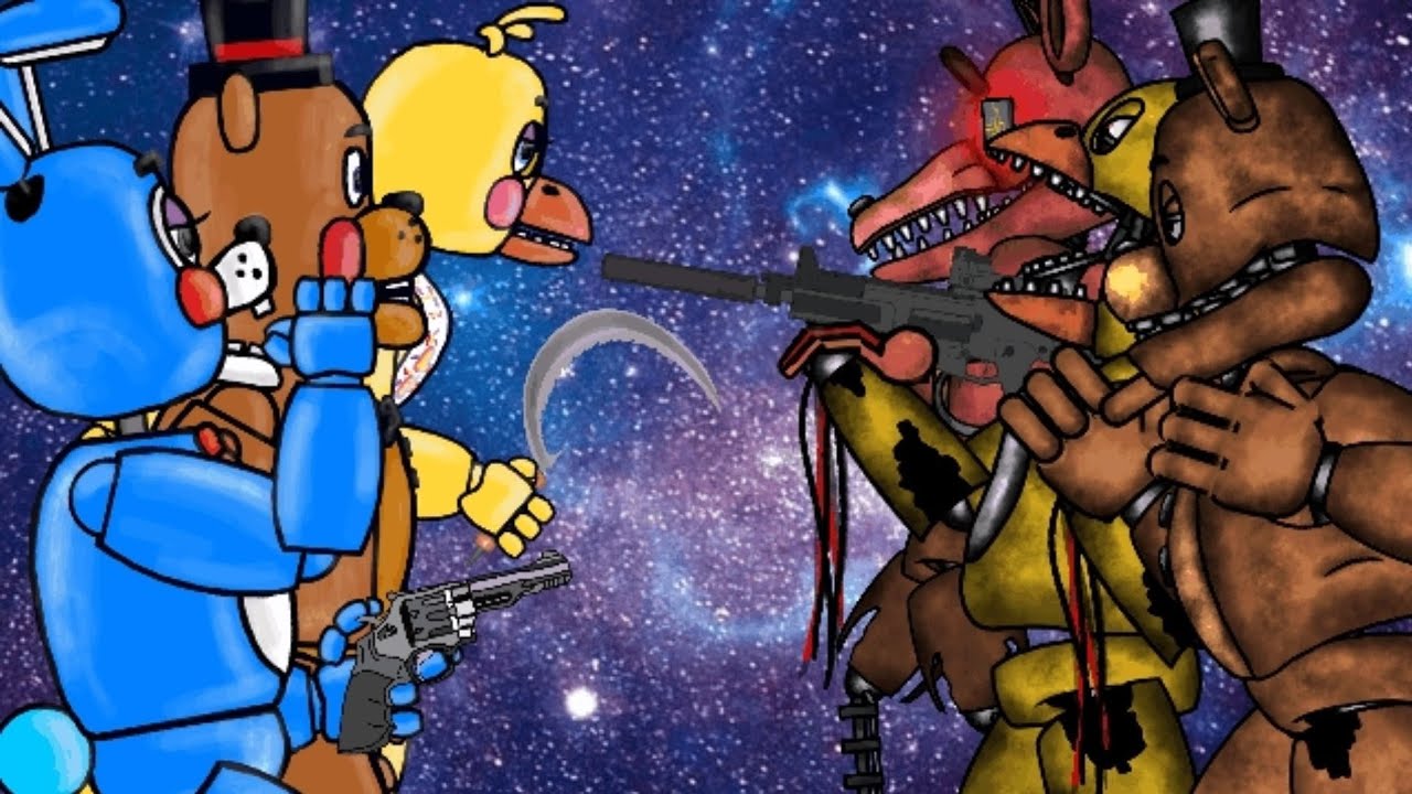 (Dc2/FNaF) Toys Animatronics VS Withereds