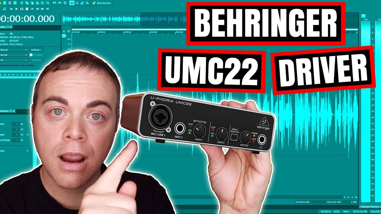 Behringer UMC22 Driver Setup - Behringer USB Audio Interface