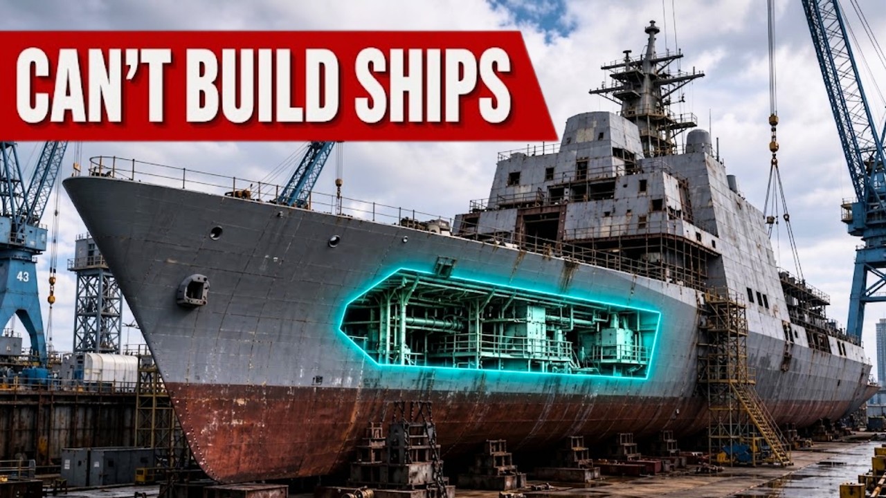 Why the US Navy Can't Build Its Own Warships Anymore