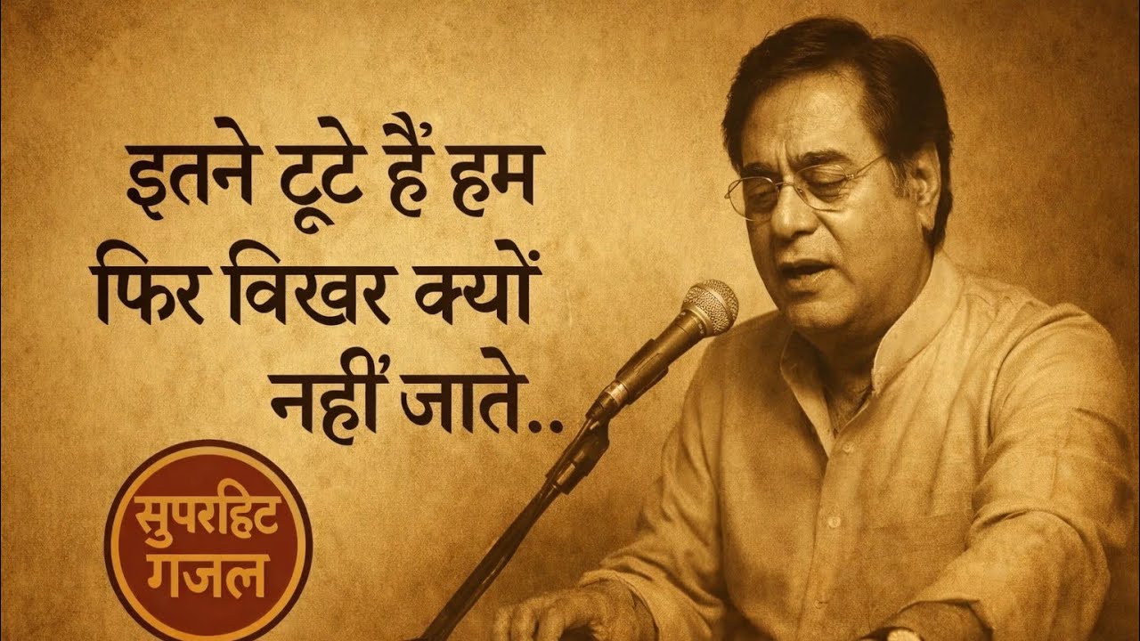 इतने टूटे हैं हम | Sad Ghazal 2026 | Emotional Song | Heart Touching Hindi Ghazal | Jagjit Singh 