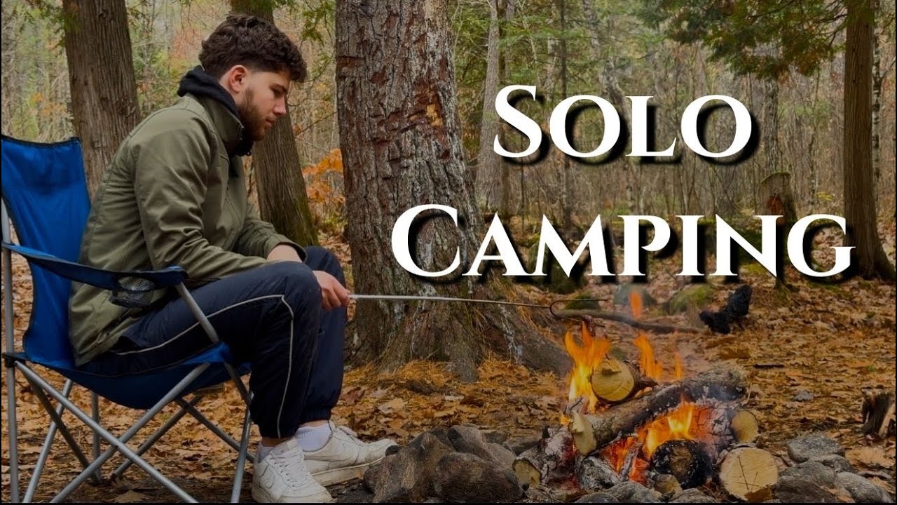 Peaceful Silent Solo Camping | 4K